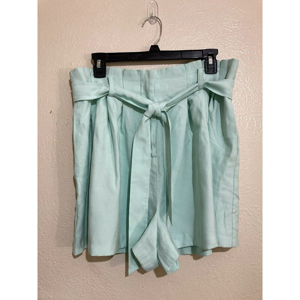 Gianni Bini Short Paper Bag Size 12 Woman Tie High Waisted Utility POCKETS